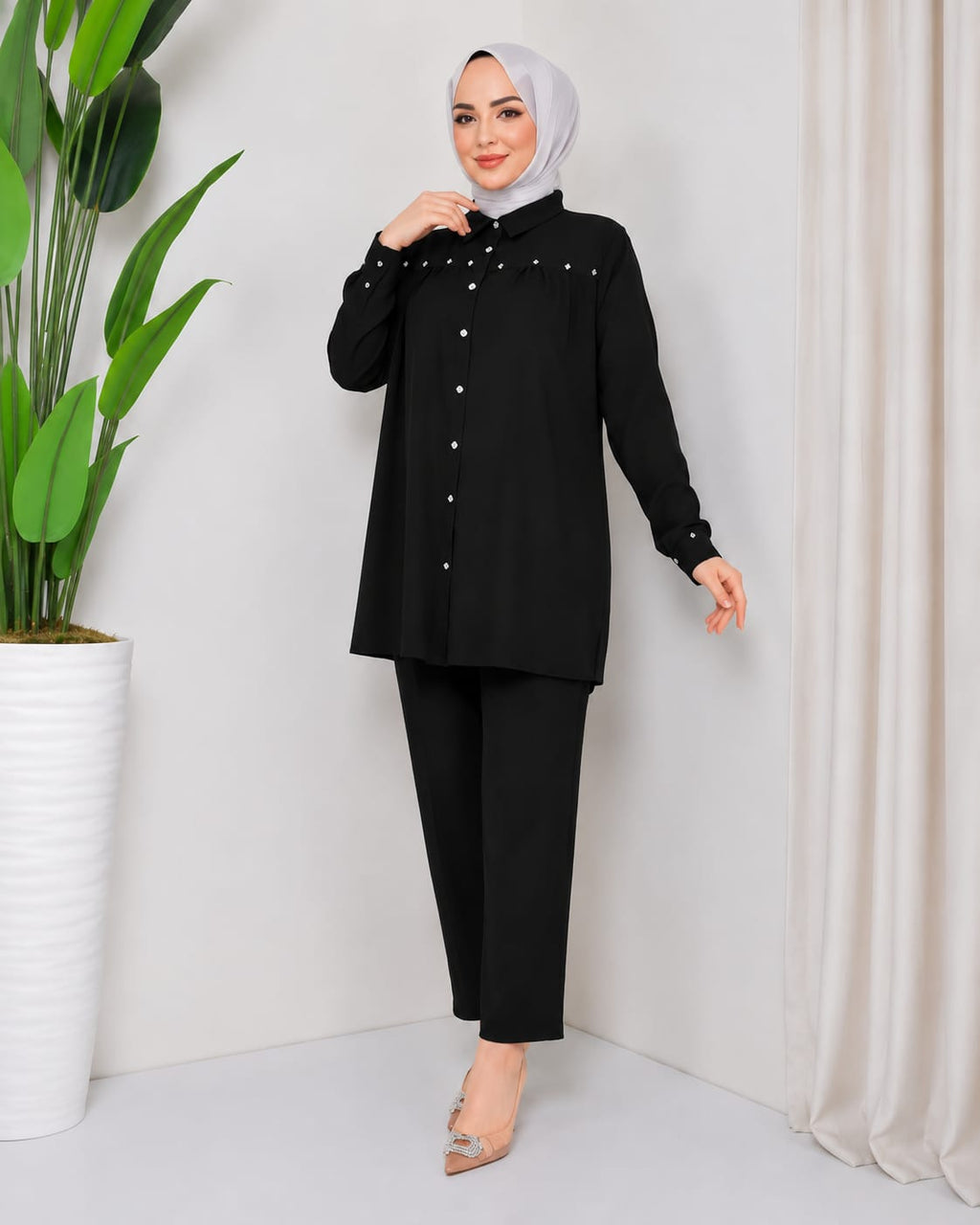 Premium Turkish Embroidered Cotton Lawn Co-Ord Set