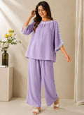 Cotton Lawn 2-Piece Suit – Lavender Elegance