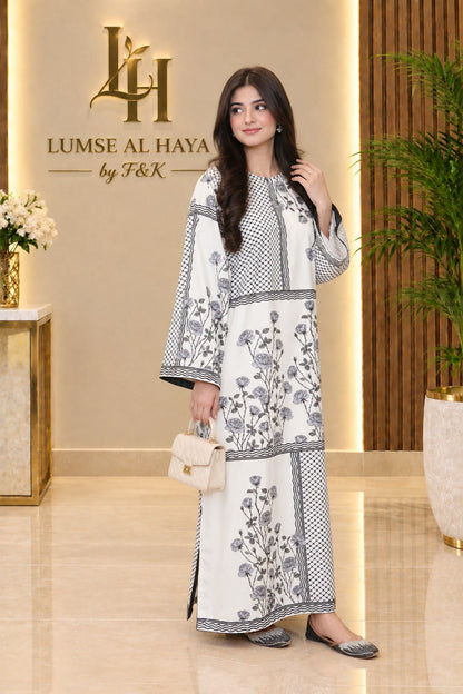 Gul-e-Sahar – Elegant Printed Women’s Kaftan